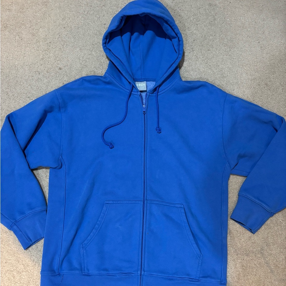 TNA Blue Hoodie Jacket